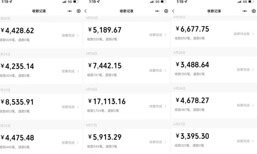 半自动挂机项目1天最高收益1856元+