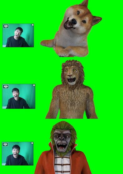 实时直播换脸卡通形象出镜,卡通形象面部捕捉(软件+教程)