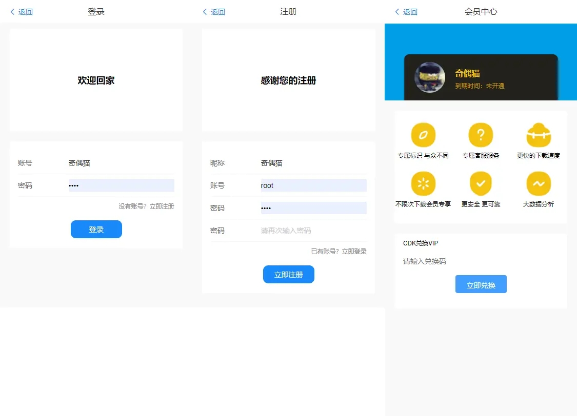 DD应用系统软件库网站源码