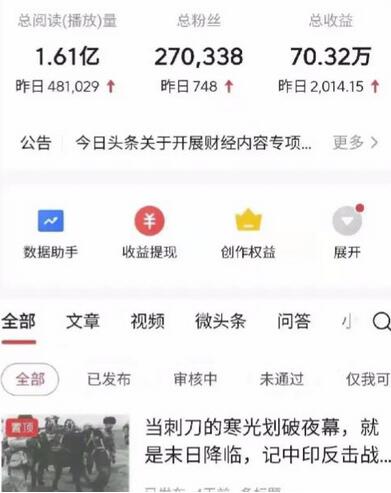2022年最新中视频变现最稳最长期的项目,一个账号月入几万很简单