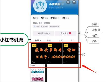 AI辅助无脑搬运小红薯爆款笔记矩阵操作无限引流创业粉