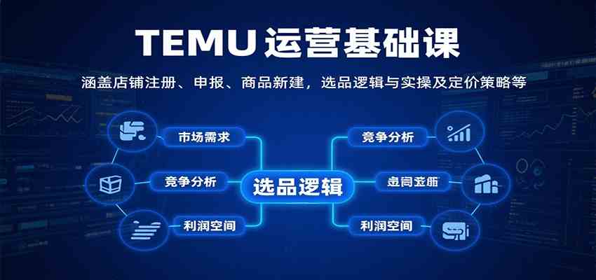 TEMU跨境电商运营全流程:从注册到定价策略实战指南-无双副业