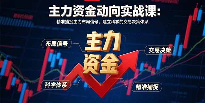 主力资金动向实战课:精准捕捉主力布局信号与建立交易决策体系-无双副业