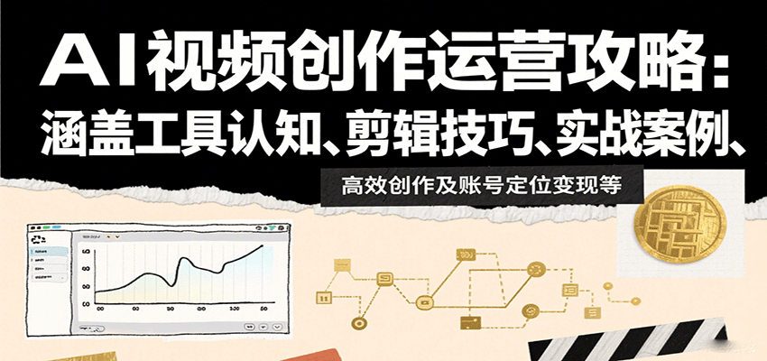 AI视频创作与运营全流程实战指南-无双副业