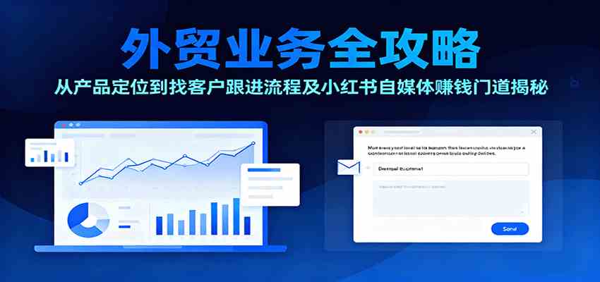 外贸业务全攻略:产品定位客户跟进与小红书变现-无双副业