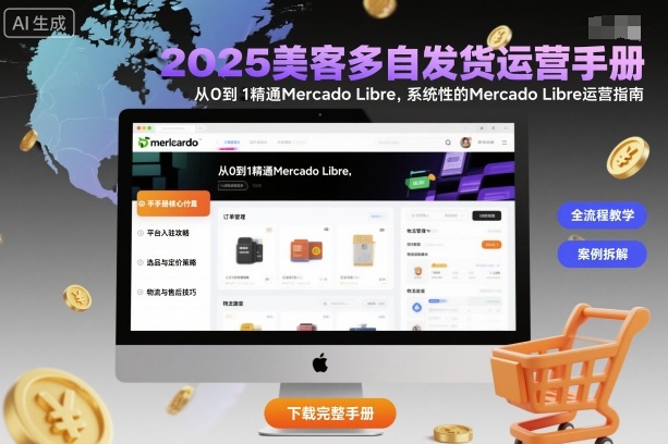 美客多自发货运营手册:从0到1精通Mercado Libre指南