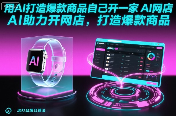 用AI打造爆款商品开网店,AI助力电商创业-无双副业