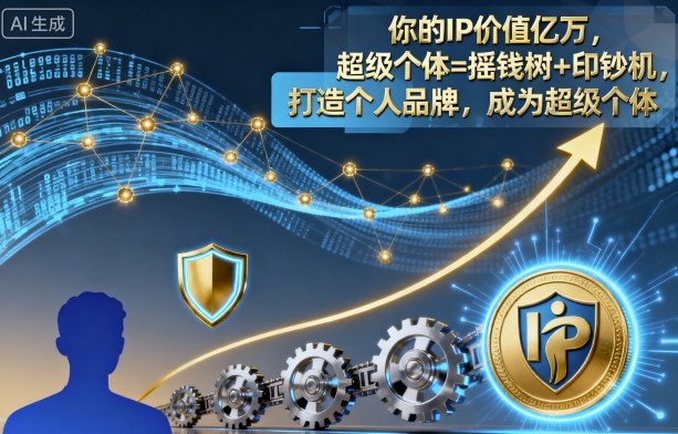 打造个人品牌成为超级个体,实现IP价值亿万-无双副业