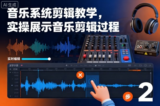 音乐系统剪辑教学与音乐剪辑实操展示-无双副业