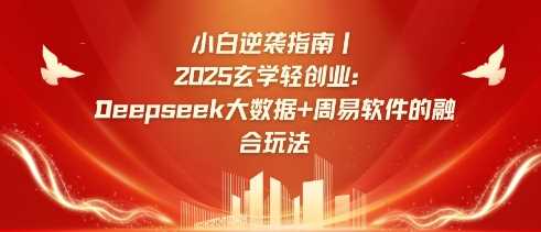 小白逆袭指南：Deepseek大数据与周易算法的轻创业融合-无双副业