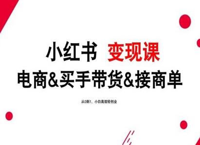 2024小红书电商变现与买手带货全攻略-无双副业