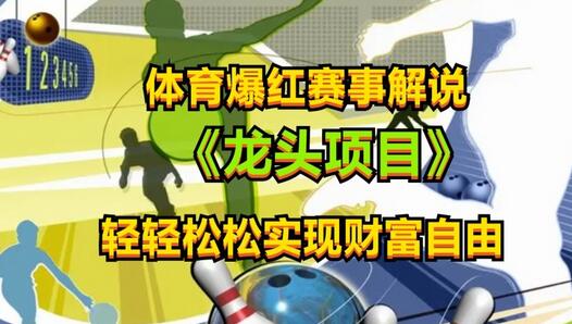 体育赛事解说项目，小白快速上手轻松获取收益-无双副业