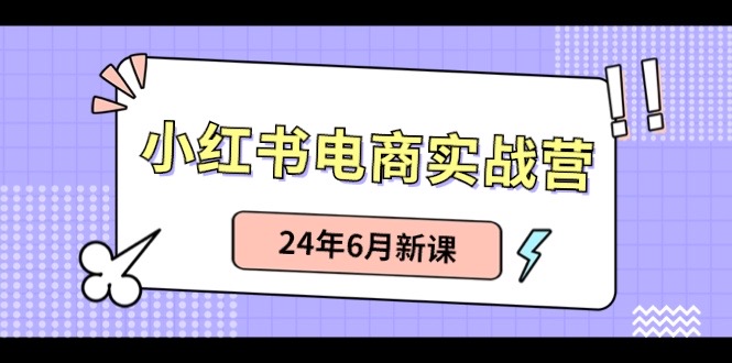 小红书电商实战营：笔记带货与无人直播技巧-无双副业