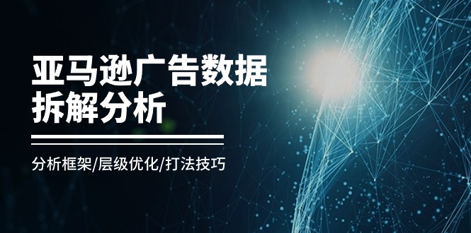 亚马逊广告数据拆解与优化技巧全解析-无双副业
