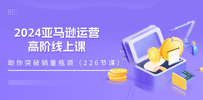 2024亚马逊高阶运营课，突破销量瓶颈的全面指南-无双副业