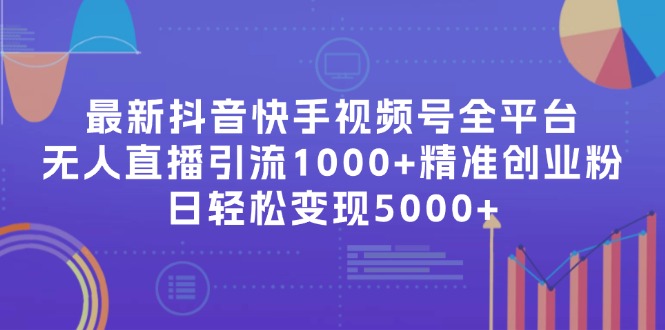 全平台无人直播引流精准创业粉，日变现5000+实战指南-无双副业