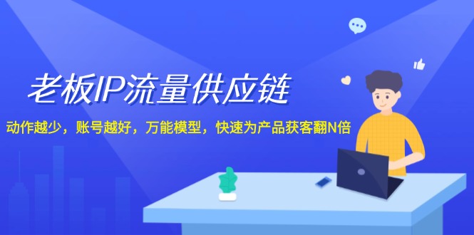 老板IP流量与供应链优化，快速提升产品获客效率-无双副业