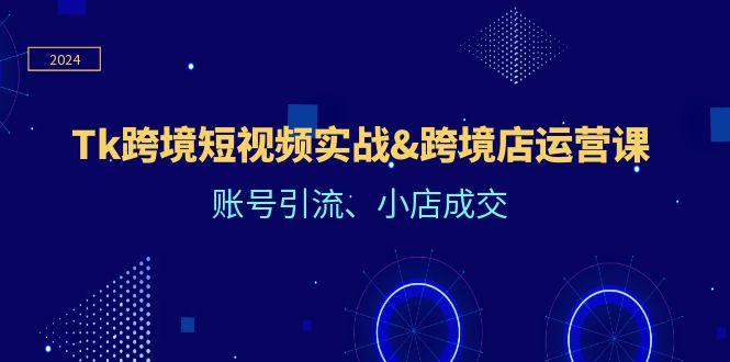 TikTok跨境短视频与店铺运营实战指南-无双副业