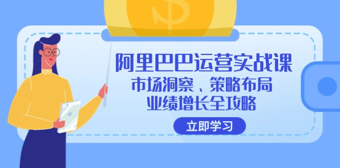阿里巴巴运营实战课：市场洞察与业绩增长策略-无双副业