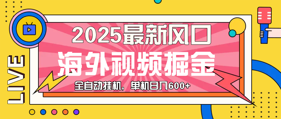 海外视频广告掘金项目，轻松实现日入600+-无双副业
