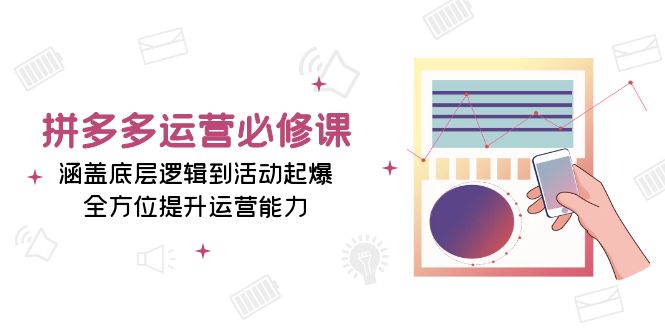 拼多多运营必修课：从底层逻辑到活动起爆的全面指南-无双副业