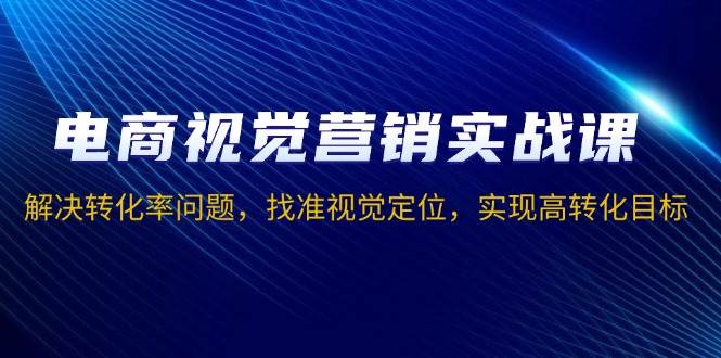 电商视觉营销实战课：提升转化率与精准定位-无双副业