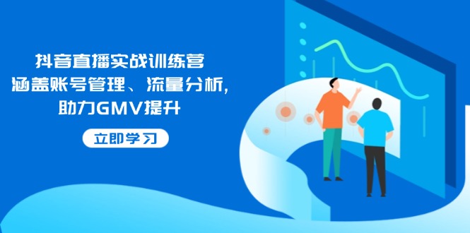 抖音直播实战训练营：账号管理与流量分析提升GMV-无双副业