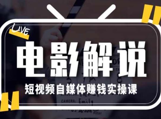 电影解说短视频制作与盈利全攻略，轻松月入过万-无双副业