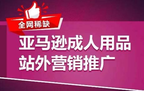 亚马逊成人用品站外营销推广策略，引爆流量实现爆单-无双副业