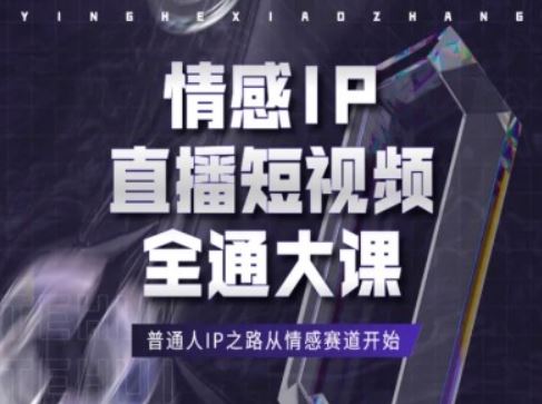 情感IP直播短视频全通大课，普通人IP之路从情感赛道开始-无双副业