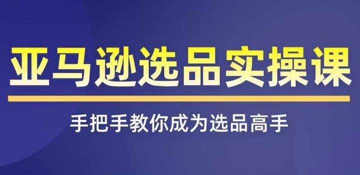 快速掌握亚马逊选品技巧的实操课程-无双副业