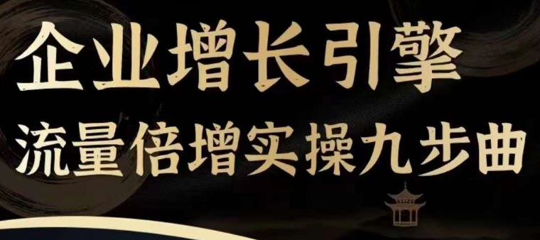 企业流量倍增实操九步曲，快速获客与变现指南-无双副业