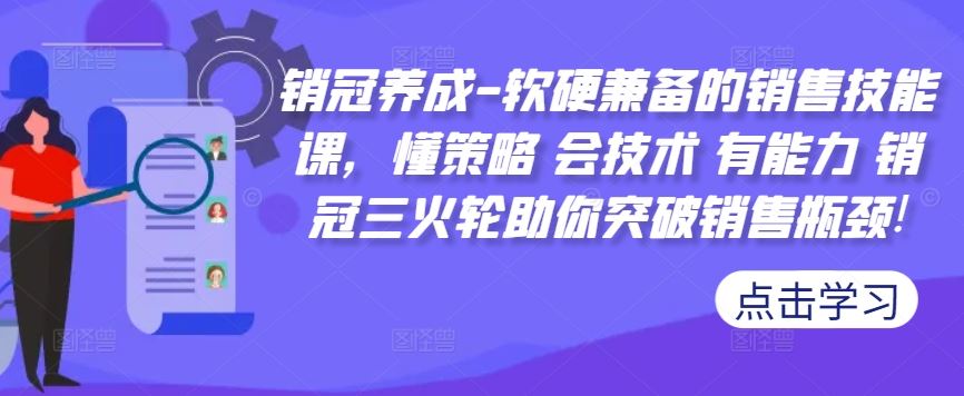 软硬兼备的销售技能课：策略、技术与能力全面提升-无双副业