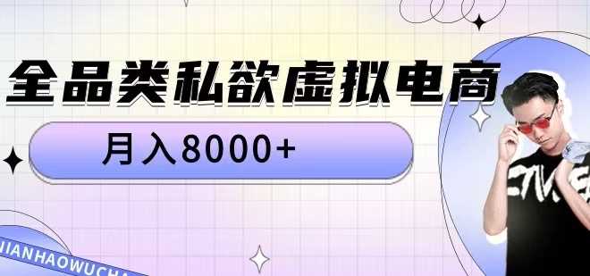 全品类私域虚拟电商月入8000+的盈利模式揭秘-无双副业