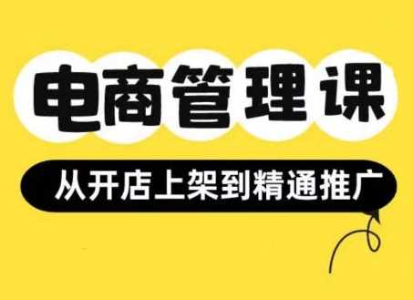 小红书与闲鱼开店运营推广全流程电商管理课程-无双副业