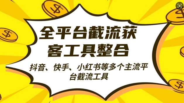 全平台自动引流工具整合，日引2000+精准客户-无双副业