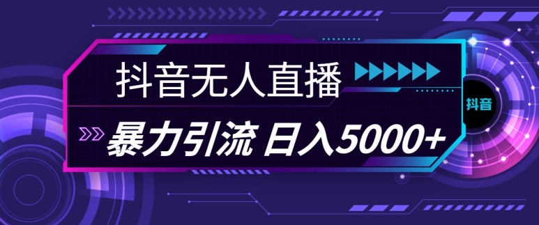 全平台无人直播引流技巧，日引100+创业粉轻松变现-无双副业