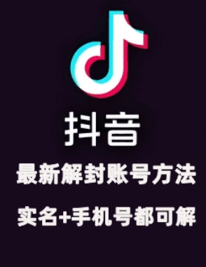 2024年抖音账号解封与解实名实操指南-无双副业