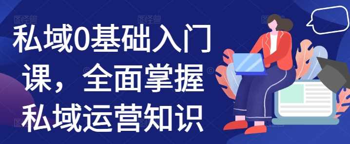 全面掌握私域运营的0基础入门课程-无双副业