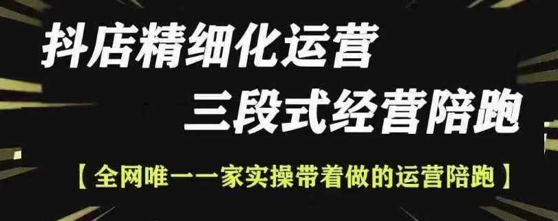 抖店精细化运营全攻略：从新手到高手的完整指南-无双副业