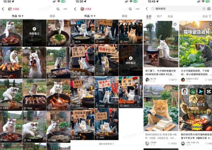 爆款猫咪做饭视频制作教程，小白快速涨粉技巧