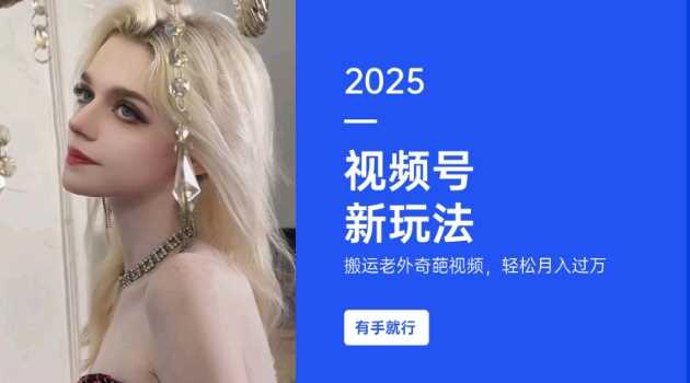搬运国外视频轻松月入过万，新手小白快速上手视频号分成计划-无双副业