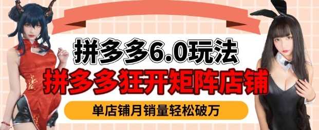 拼多多虚拟商品暴利玩法，轻松月入过万-无双副业