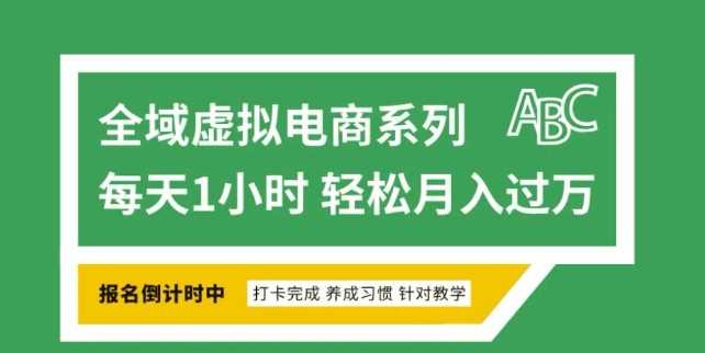 全域虚拟电商变现：通过平台出售虚拟产品获利-无双副业
