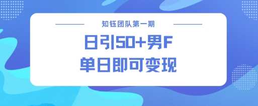 男粉引流新方法当日变现不违规-无双副业