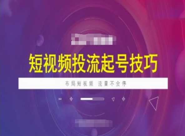 短视频投放技巧与流量持续增长策略-无双副业