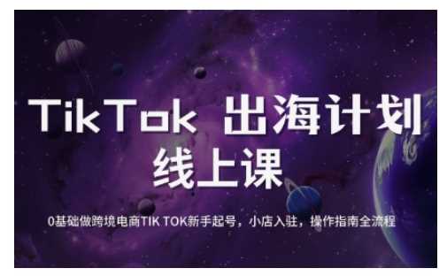 TikTok跨境电商新手起号与运营全流程指南-无双副业