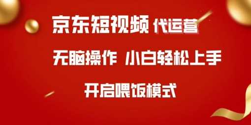 京东短视频代运营，小白轻松上手的全程指导-无双副业