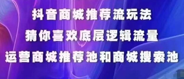 抖音商城运营全攻略：从入门到精通-无双副业