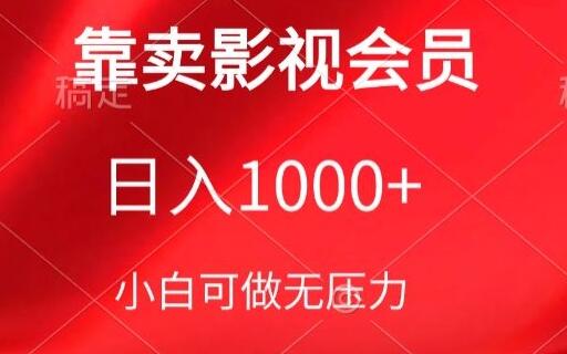 影视会员销售日赚千元，新手快速上手教程-无双副业